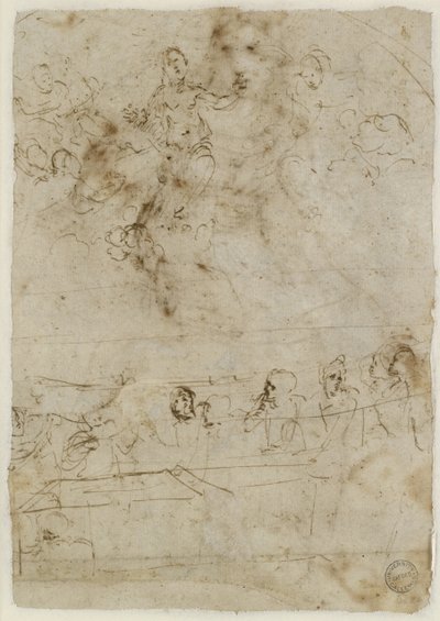 The Assumption of the Virgin (Verso) by Raffaello Sanzio Raphael